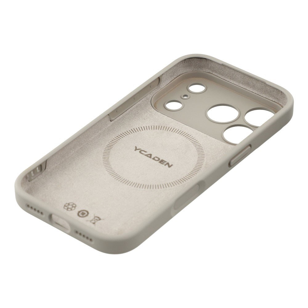 EIDERWOOD iPhone 17 Pro Max Fleksibelt Plastik Mobil Cover m. Foret Inderside - MagSafe Kompatibel - Grå