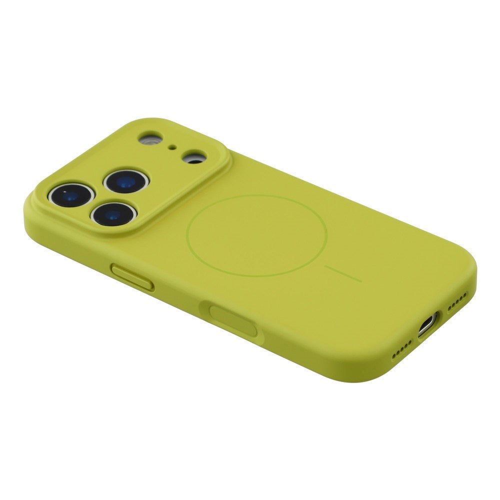 EIDERWOOD iPhone 17 Pro Fleksibelt Plastik Mobil Cover m. Foret Inderside - MagSafe Kompatibel - Grøn