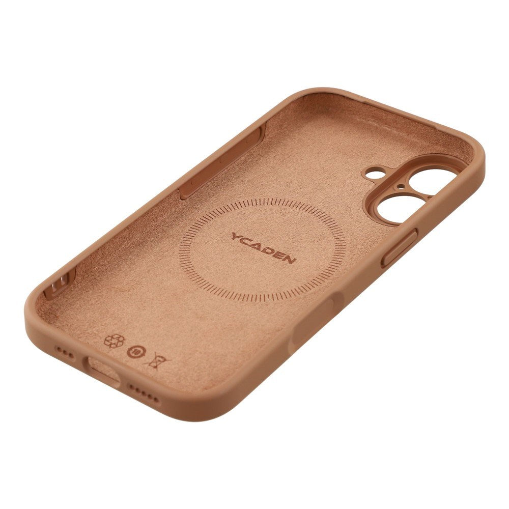 EIDERWOOD iPhone 17 Fleksibelt Plastik Mobil Cover m. Foret Inderside - MagSafe Kompatibel - Brun