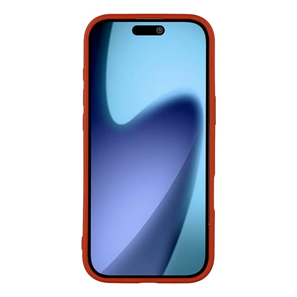 EIDERWOOD iPhone Air Fleksibelt Plastik Mobil Cover m. Foret Inderside - MagSafe Kompatibel - Mørkerød