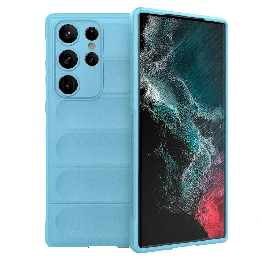 Samsung Galaxy S23 Ultra fleksibelt plastdeksel - Babyblå