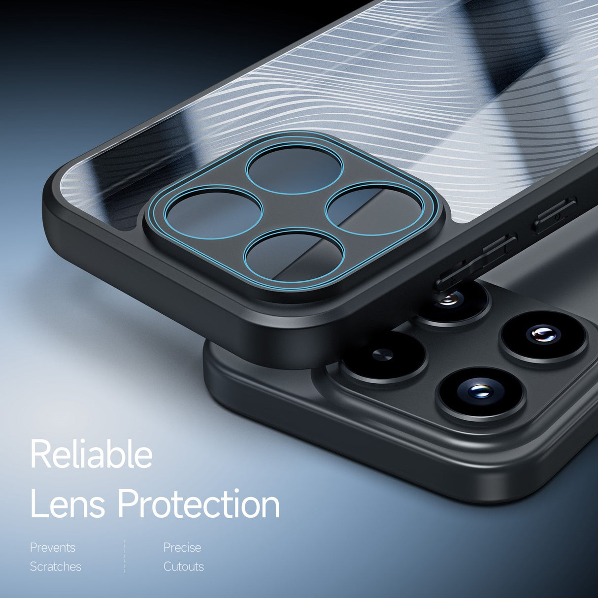 EIDERWOOD Xiaomi 17 DUX DUCIS Aimo Series Plastik Mobil Cover - Gennemsigtig / Sort