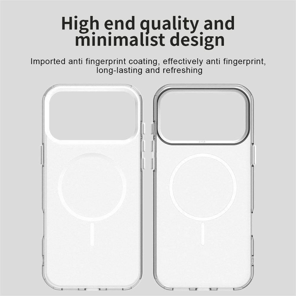 iPhone 18 Pro / 17 Pro EIDERWOOD Hybrid Plast Bagside Cover - MagSafe Kompatibel - Hvid
