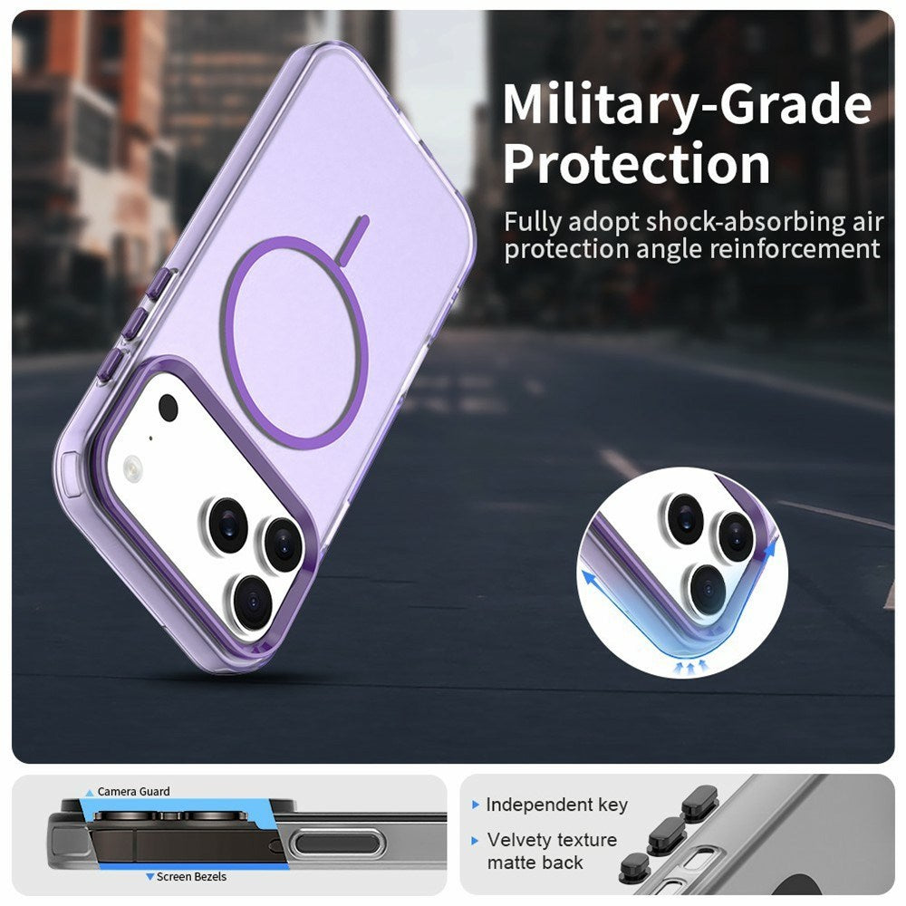 iPhone 18 Pro / 17 Pro EIDERWOOD Hybrid Plast Bagside Cover - MagSafe Kompatibel - Lilla
