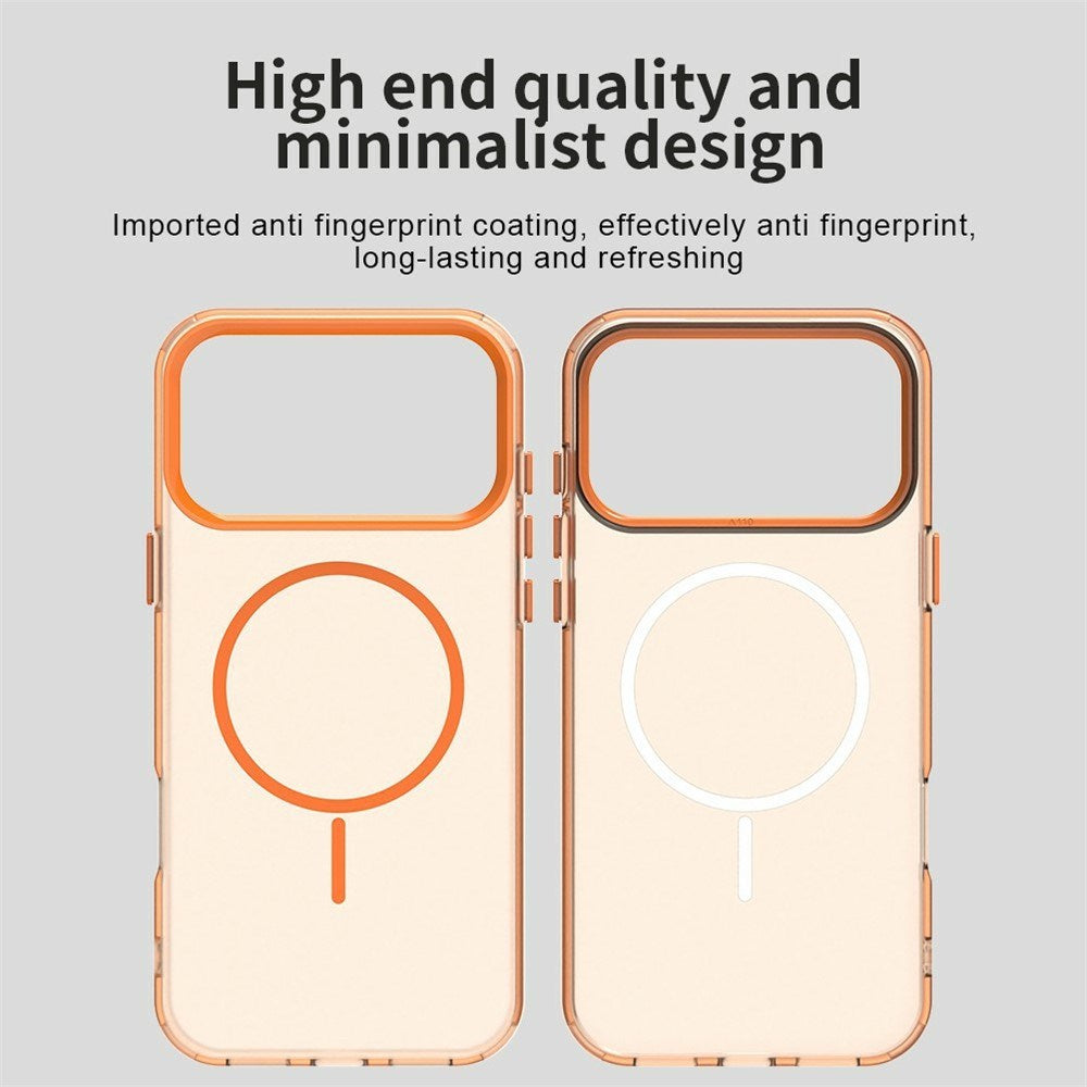 iPhone 18 Pro Max / 17 Pro Max EIDERWOOD Hybrid Plast Bagside Cover - MagSafe Kompatibel - Orange