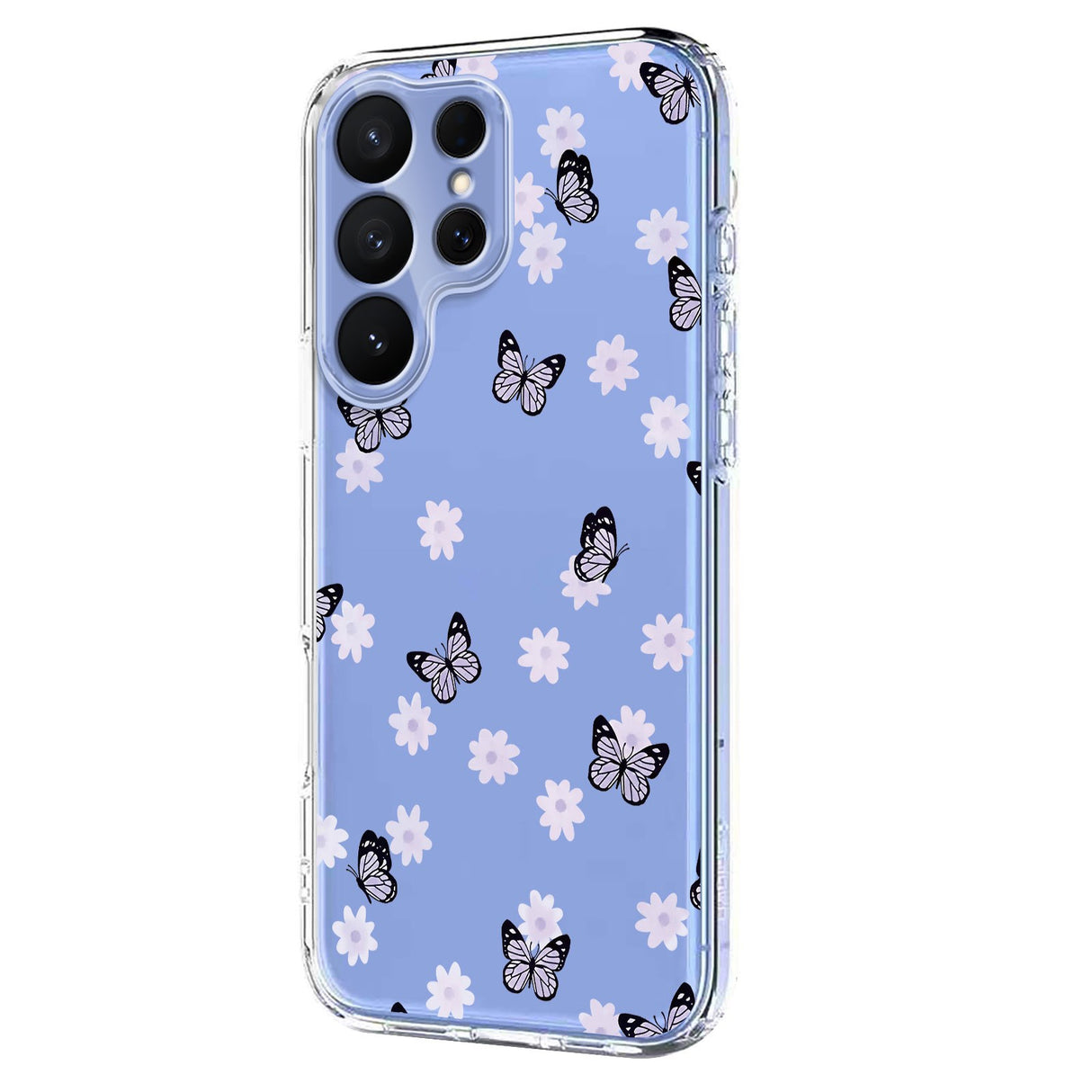 EIDERWOOD Samsung Galaxy S26 Ultra Plast Cover m. Mønster - Gennemsigtig / Sommerfugle