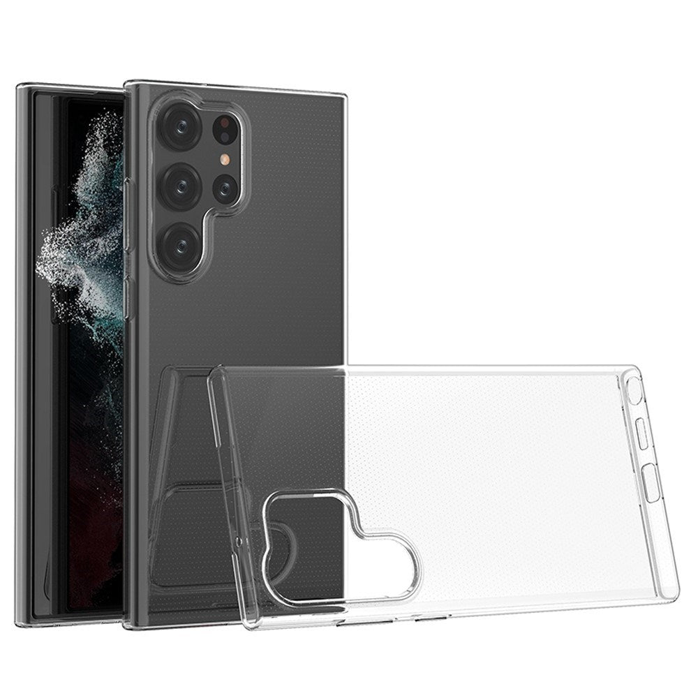Samsung Galaxy S23 Ultra - EIDERWOOD Fleksibelt plastdeksel - Gjennomsiktig