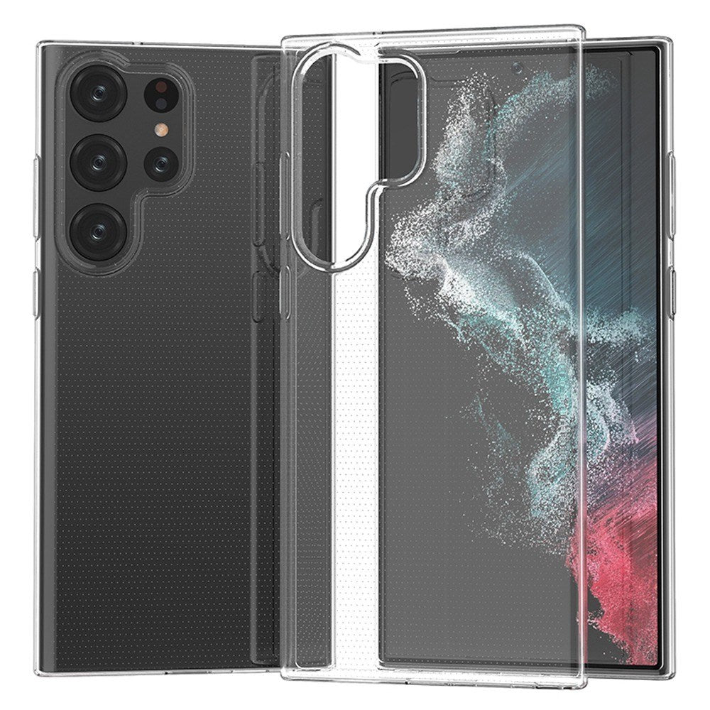 Samsung Galaxy S23 Ultra - EIDERWOOD Fleksibelt plastdeksel - Gjennomsiktig