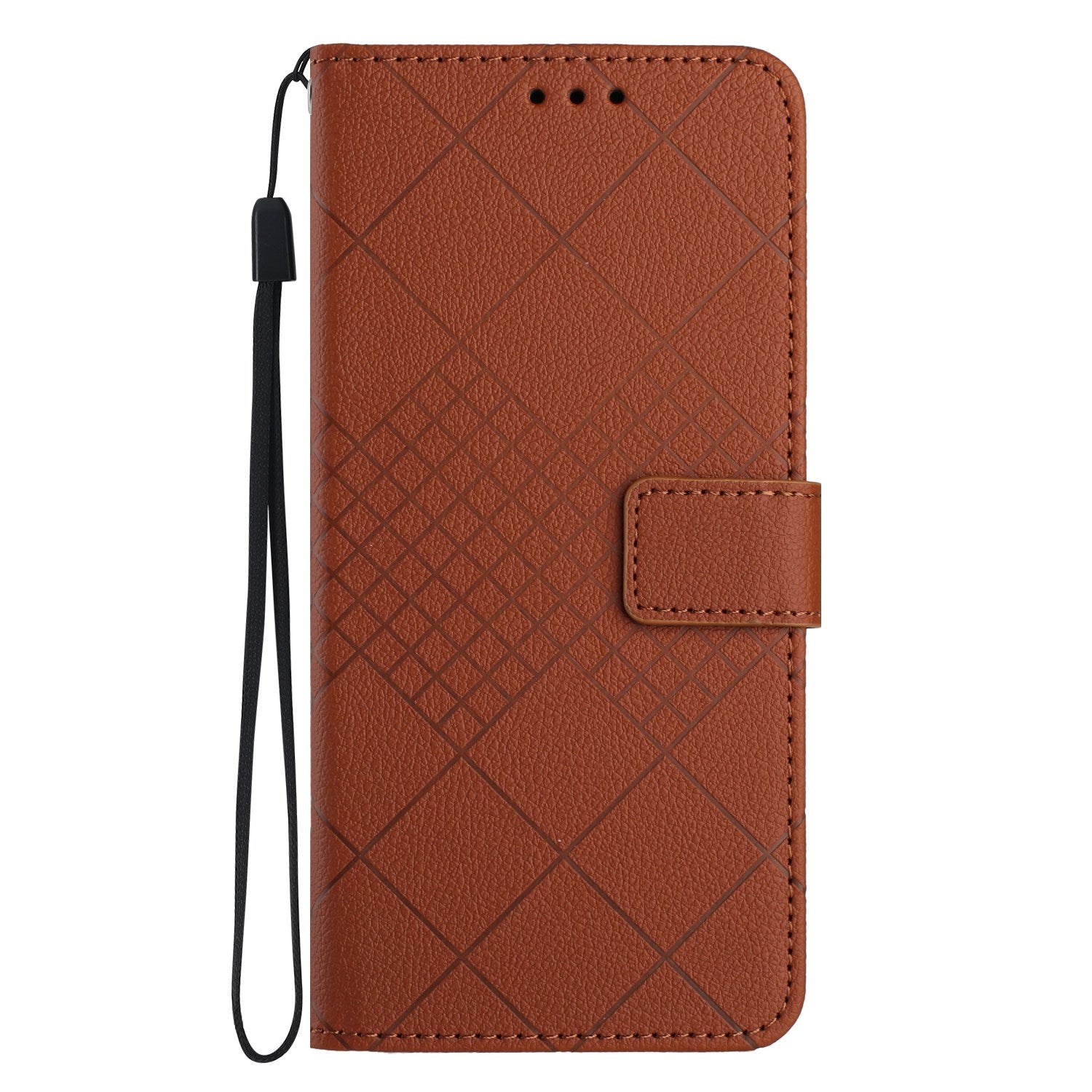 EIDERWOOD OnePlus 15 Kunstlæder Mobil Flipcover m. Aftryk - Brun