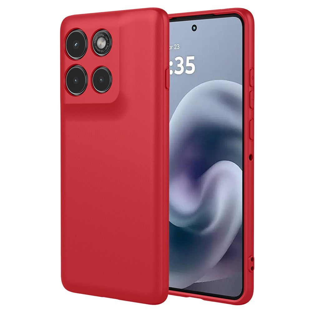 Motorola Moto G86 Power EIDERWOOD Fleksibelt Plastik Cover - Rød