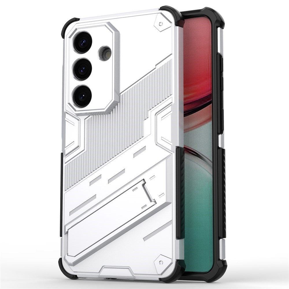 EIDERWOOD Samsung Galaxy S26 Hybrid Håndværker Bagside Cover - Kickstand - Hvid