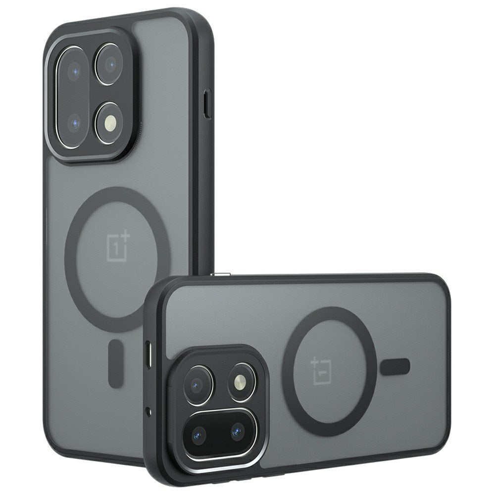 EIDERWOOD OnePlus 15 Mat MagSafe Cover – Transparent/Sort