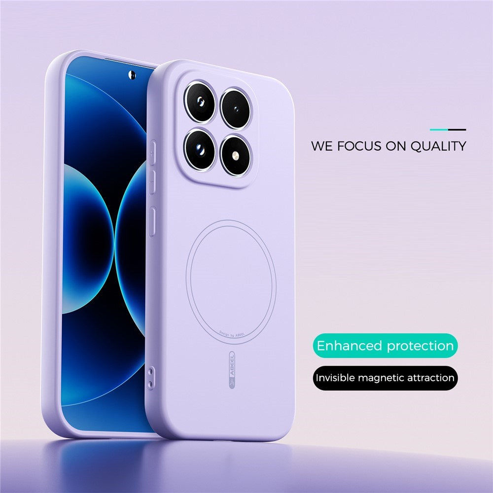 Xiaomi 17 Silikone Mobil Cover - MagSafe Kompatibel - Lilla