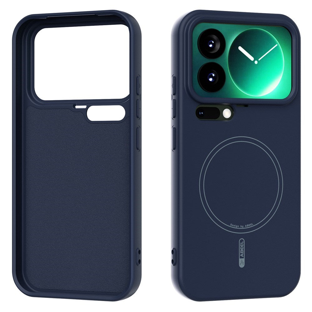 Xiaomi 17 Pro Silikone Mobil Cover - MagSafe Kompatibel - Mørkeblå