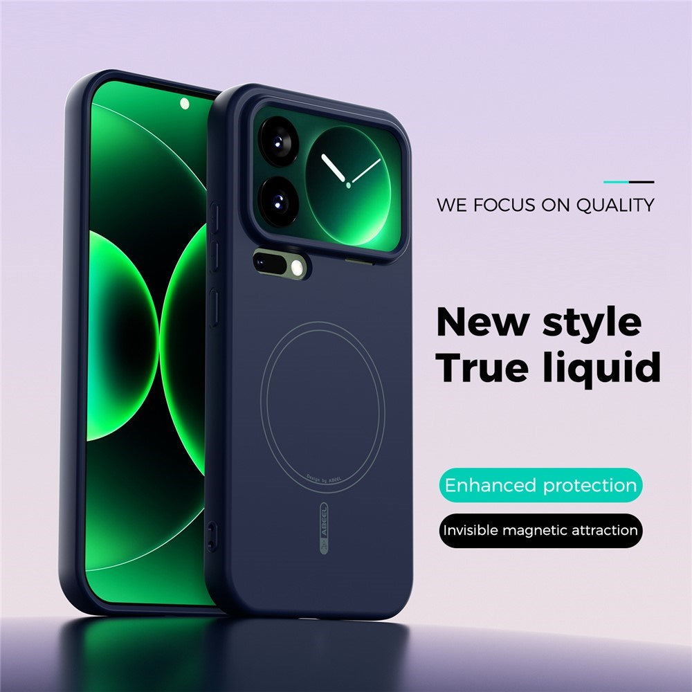 Xiaomi 17 Pro Max Silikone Mobil Cover - MagSafe Kompatibel - Mørkeblå