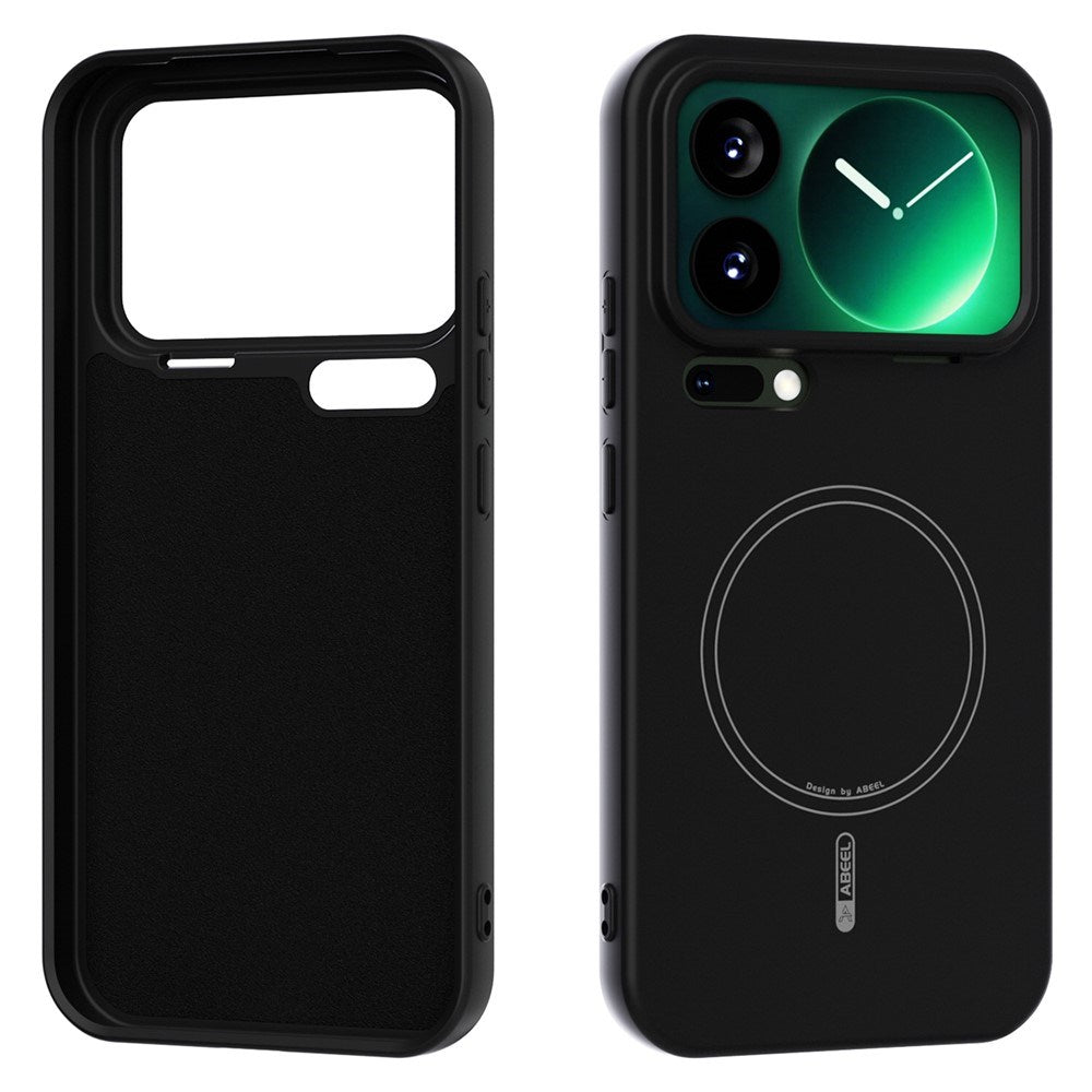 Xiaomi 17 Pro Max Silikone Mobil Cover - MagSafe Kompatibel - Sort