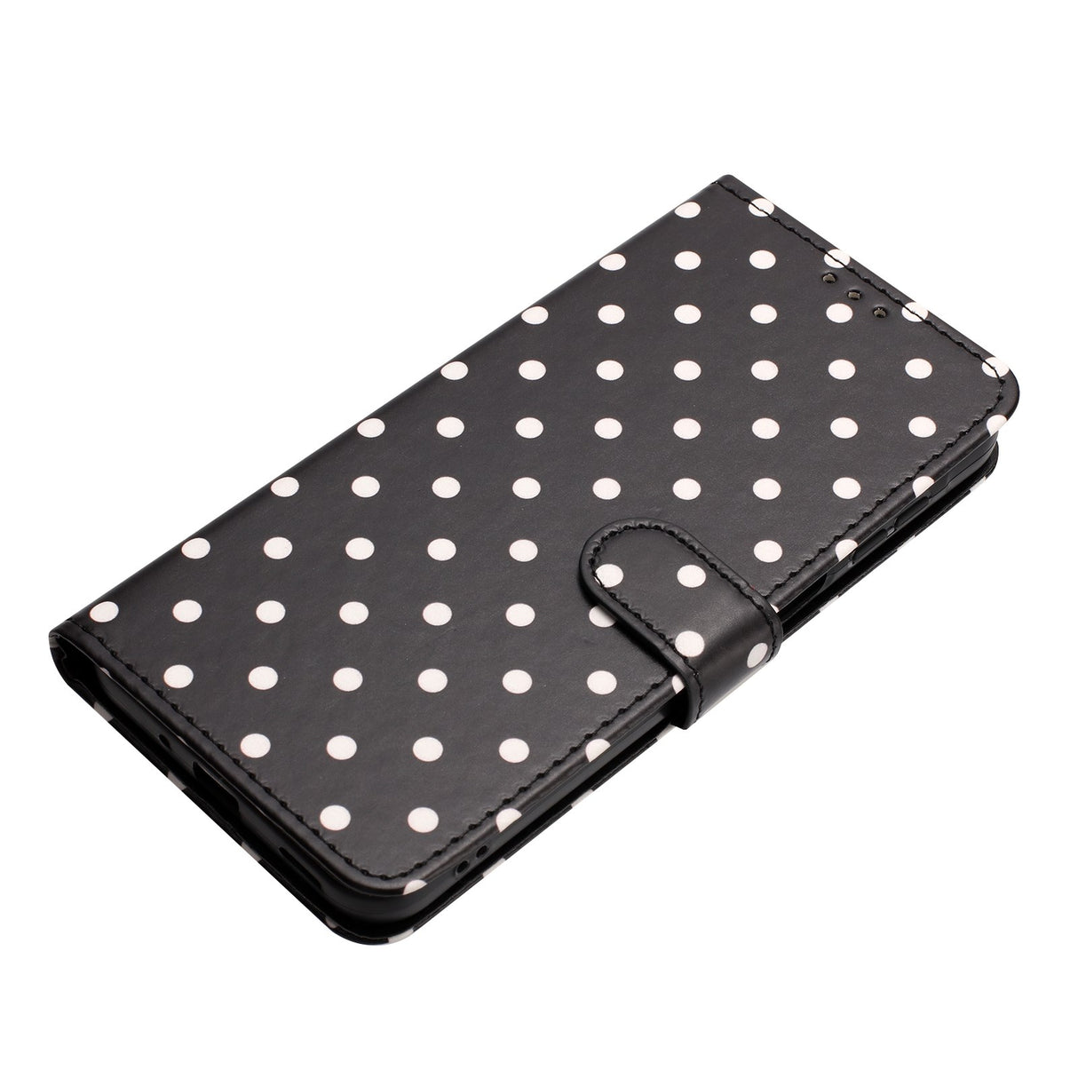 EIDERWOOD Xiaomi 17 Pro Max Kunstlæder Flip Mobil Cover m. Polka Design - Sort