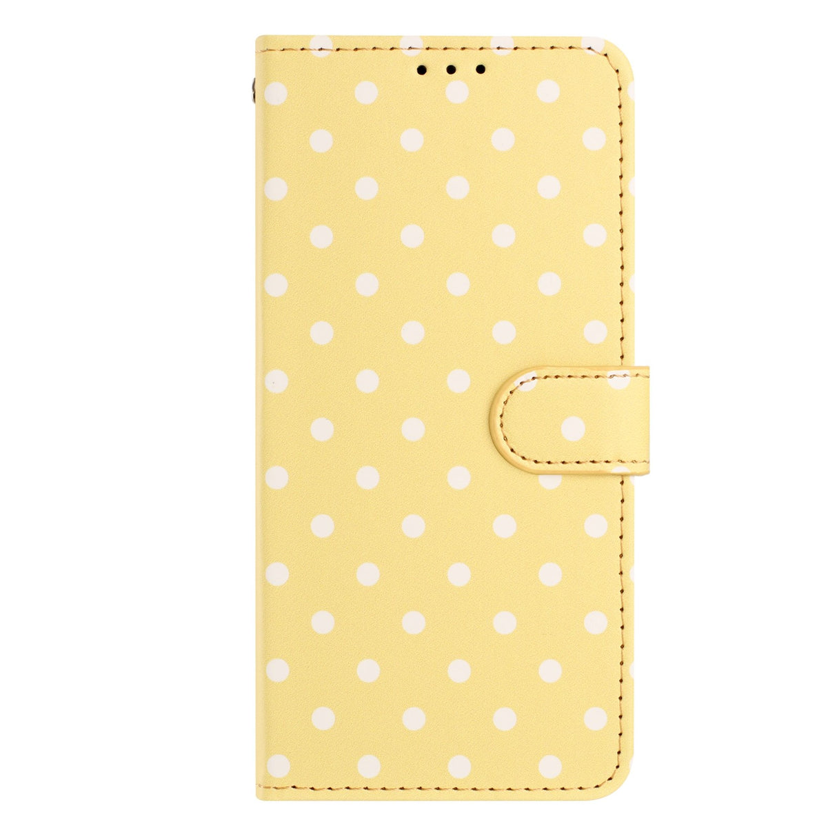 EIDERWOOD Xiaomi 17 Pro Kunstlæder Flip Mobil Cover m. Polka Design - Gul