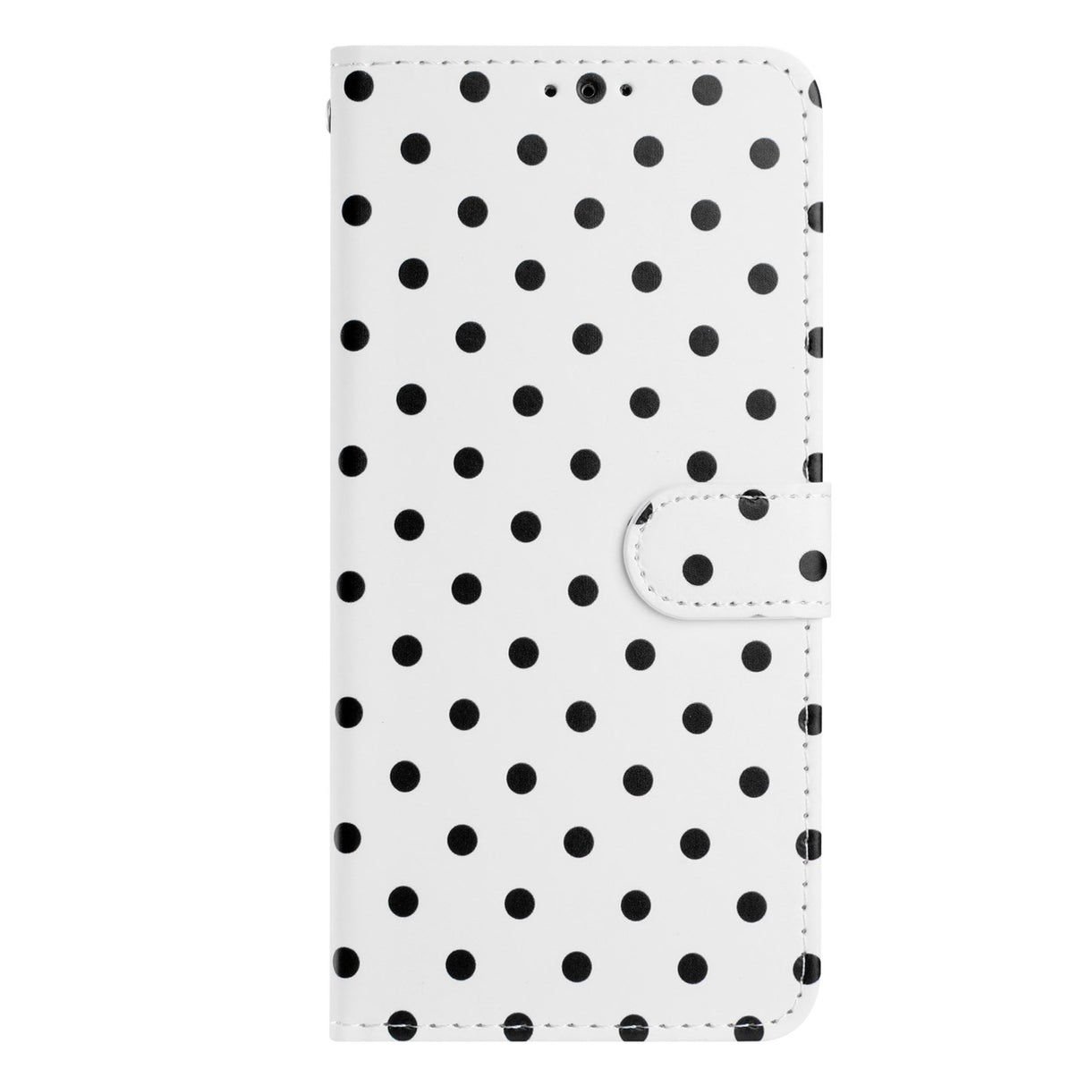 EIDERWOOD Xiaomi 17 Pro Kunstlæder Flip Mobil Cover m. Polka Design - Hvid