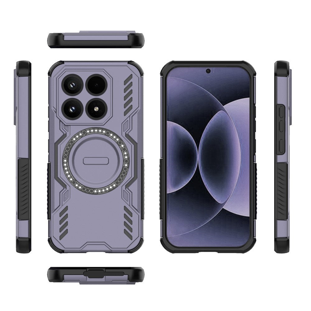 EIDERWOOD Xiaomi 17 Håndværker Hybrid Mobil Cover m. Varmeafledning - Lilla