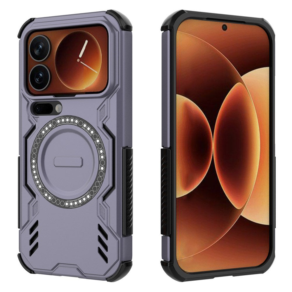 EIDERWOOD Xiaomi 17 Pro Håndværker Hybrid Mobil Cover m. Varmeafledning - Lilla