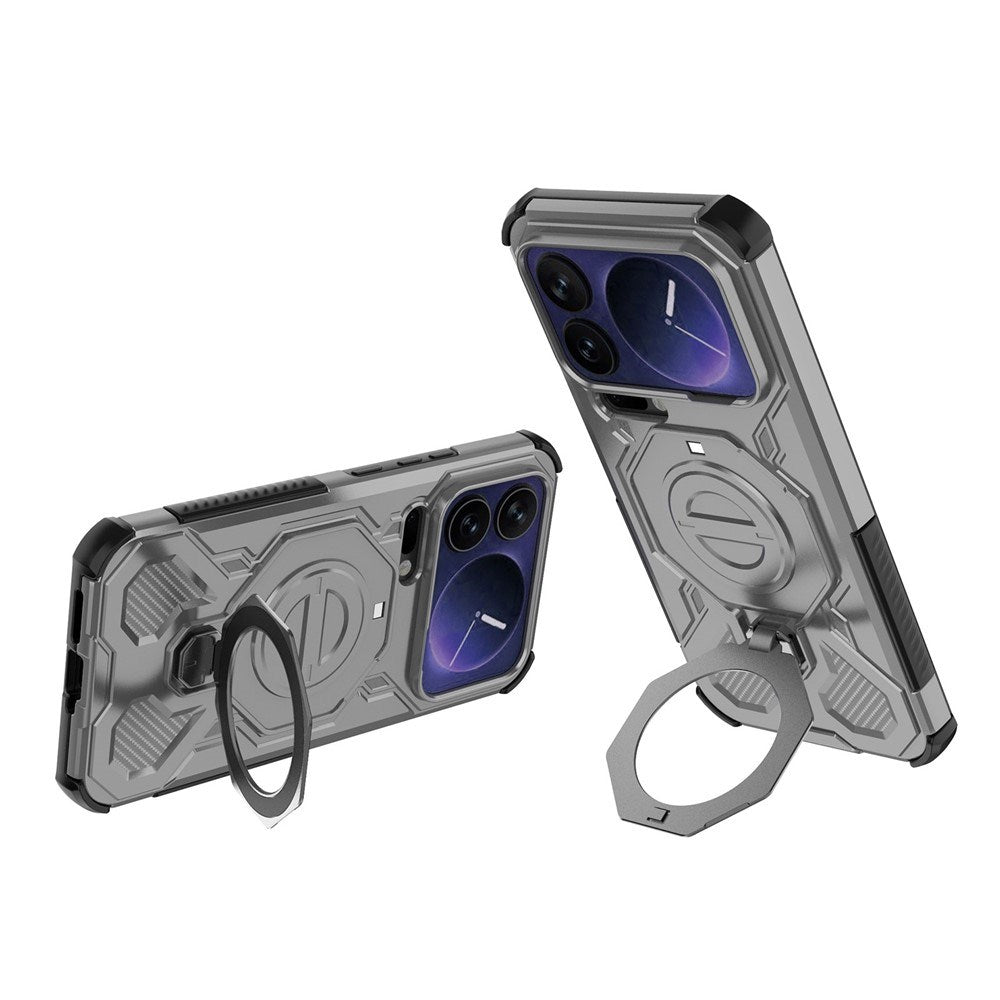 EIDERWOOD Xiaomi 17 Pro Max Håndværker Mobil Cover med Magnetisk Kickstand - Grå