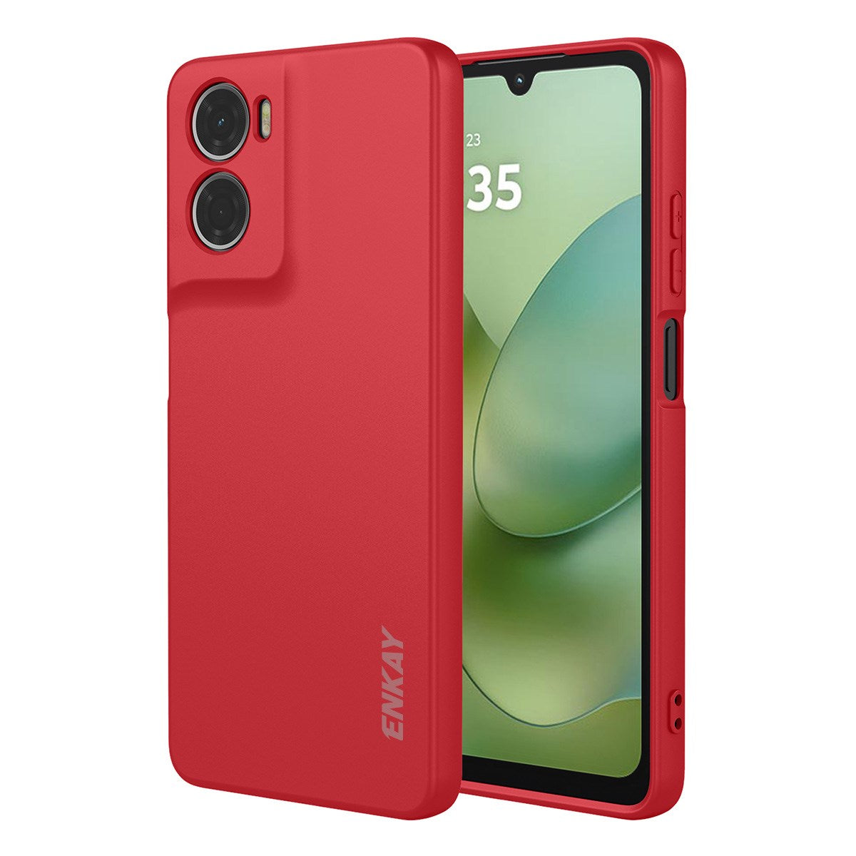 Motorola Moto G06 / G06 Power ENKAY Silikone Mobil Cover - Rød