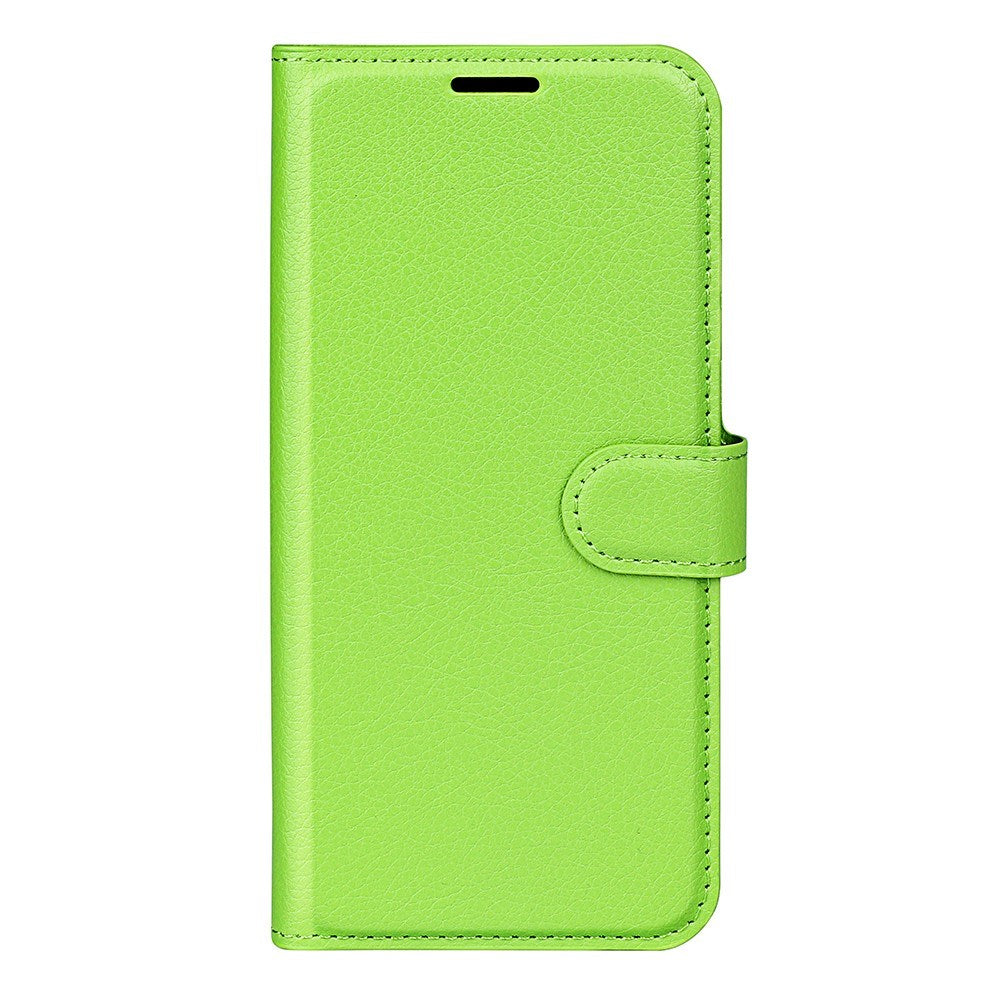 EIDERWOOD Xiaomi 17 Litchi Tekstur Kunstlæder Flip Mobil Cover m. Kortholder - Grøn