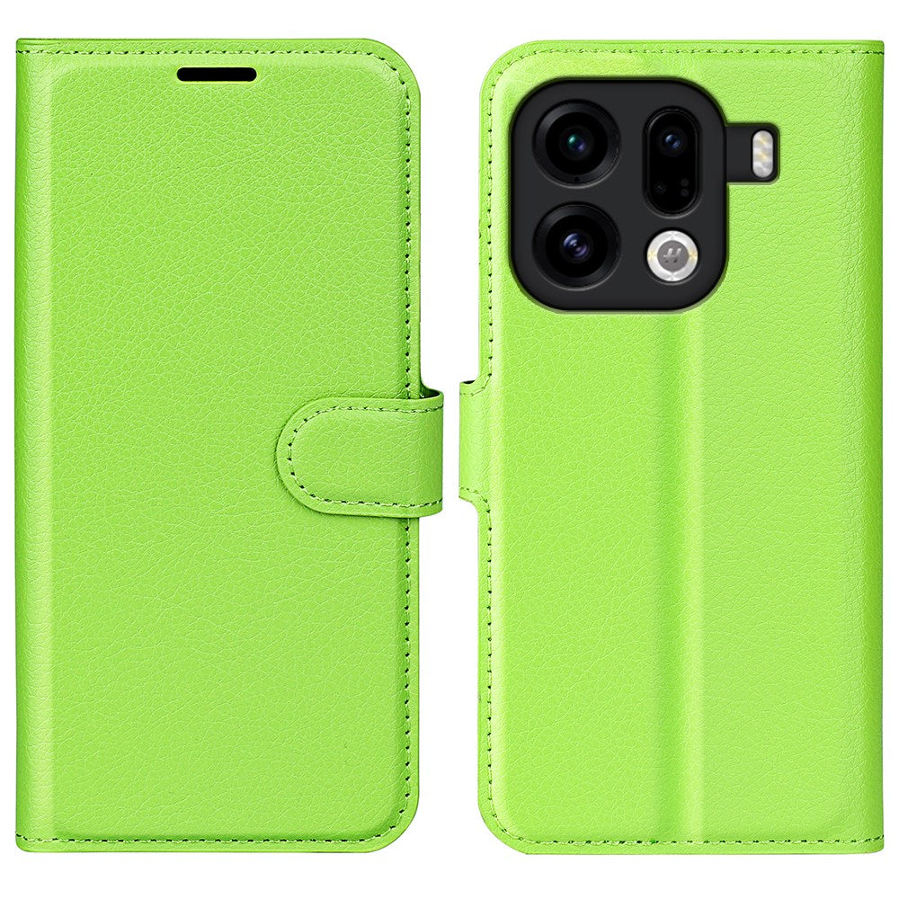 OPPO Find X9 Pro - EIDERWOOD Kunstlæder Flip Cover - Grøn