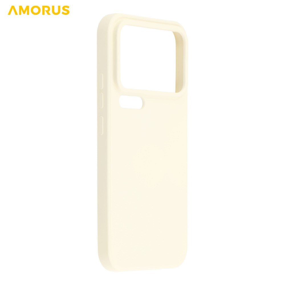 Xiaomi 17 Pro Amorus Fleksibelt Plastik Mobil Cover - Beige
