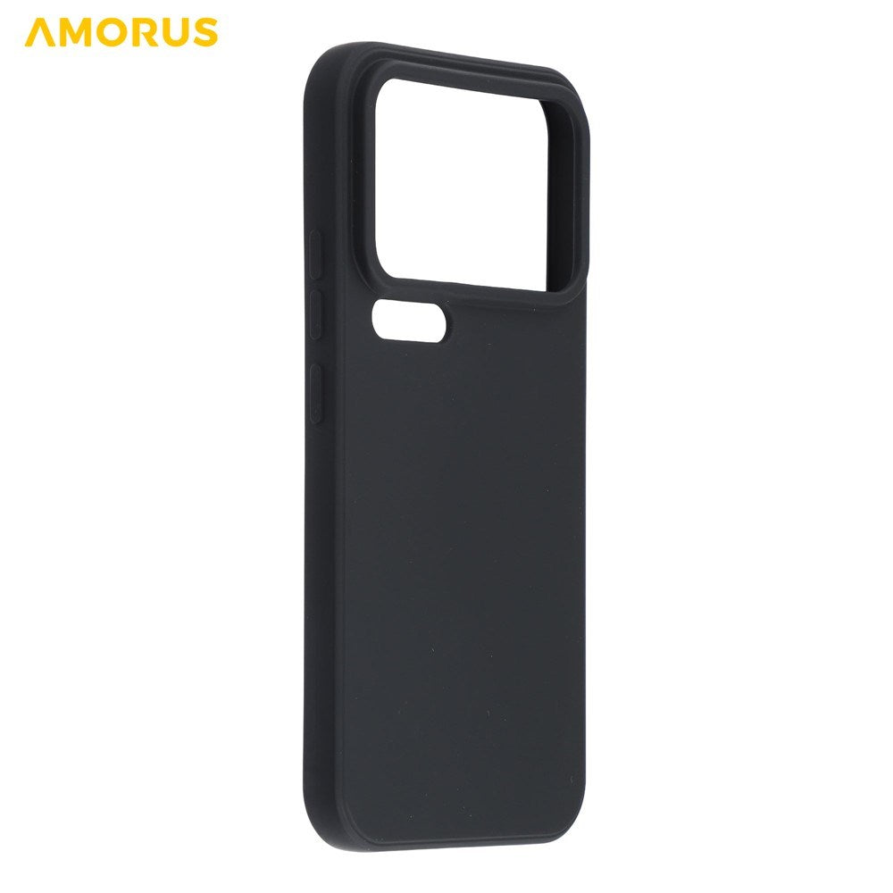 Xiaomi 17 Pro Amorus Fleksibelt Plastik Mobil Cover - Sort