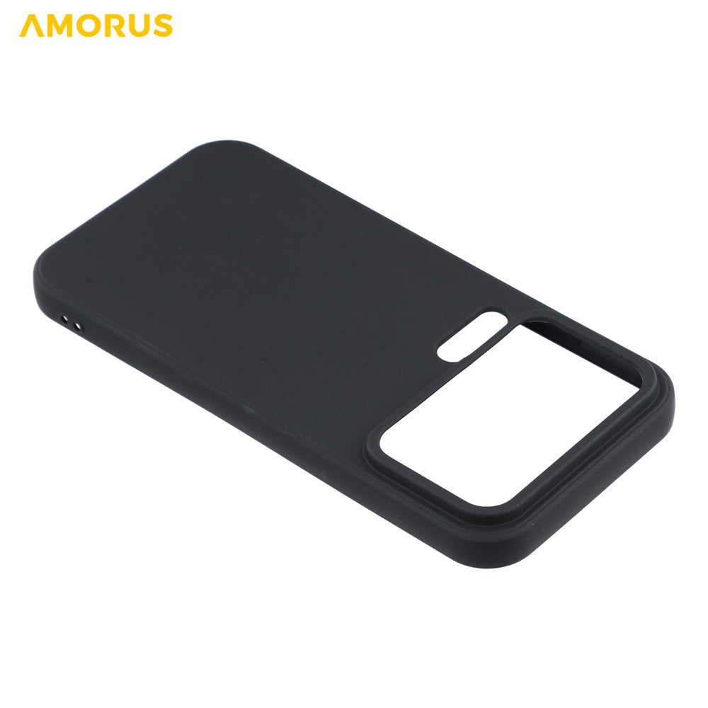 Xiaomi 17 Pro Amorus Fleksibelt Plastik Mobil Cover - Sort