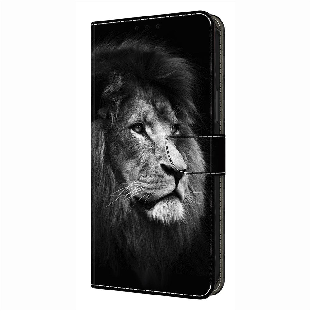 EIDERWOOD Samsung Galaxy S26 Ultra Kunstlæder Flip Cover m. Print - Løve