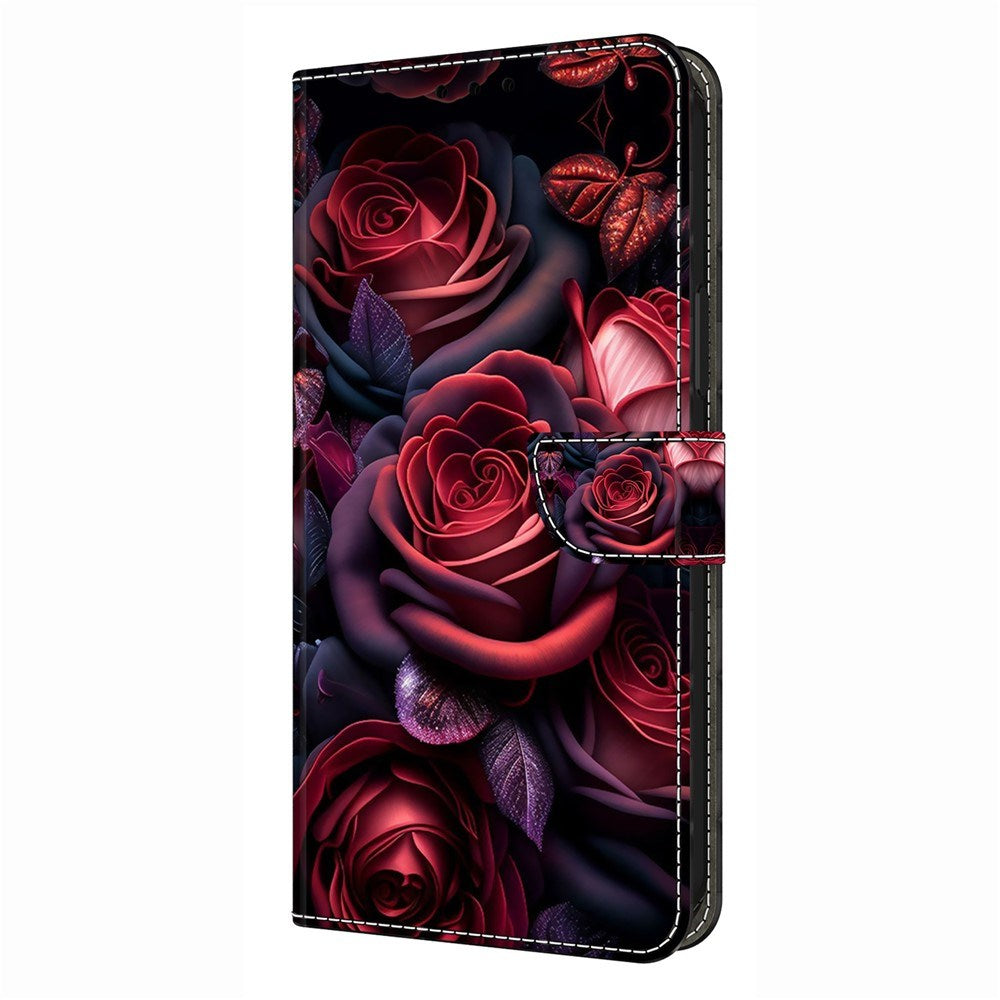 EIDERWOOD Samsung Galaxy S26 Ultra Kunstlæder Flip Cover m. Print - Roser