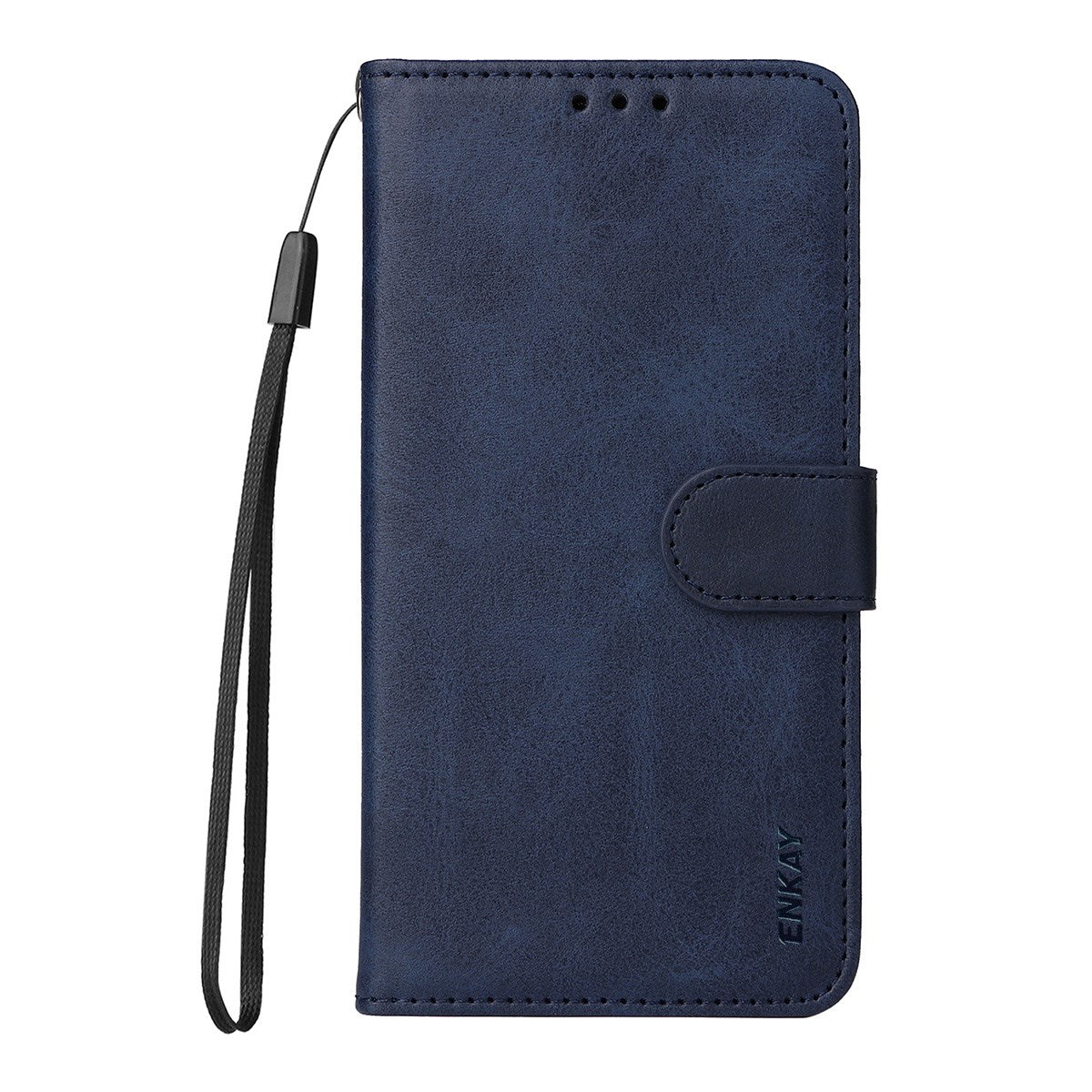 OnePlus 15R ENKAY - 2-i-1 Kunstlæder Cover inkl. Skærmbeskyttelsesglas - Blå
