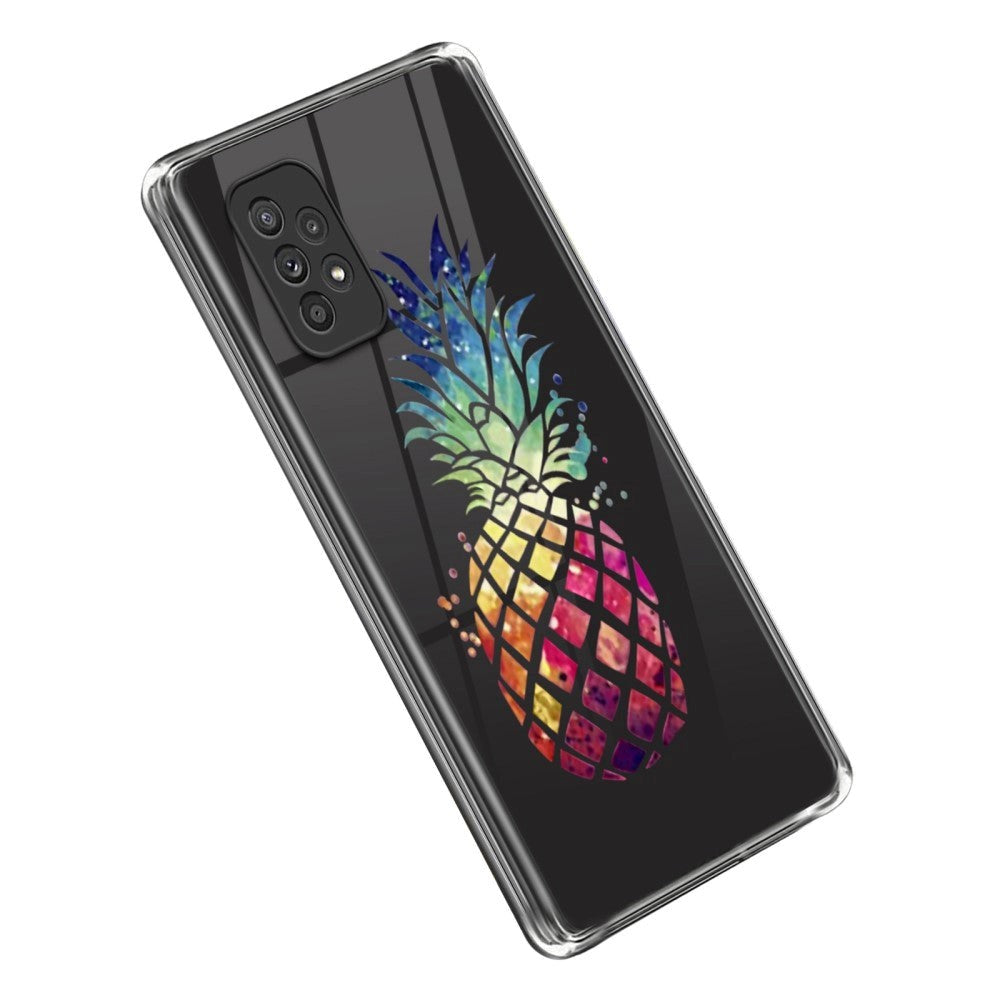 Samsung Galaxy A23 / A23 (5G) fleksibelt deksel i TPU-plast - ananas