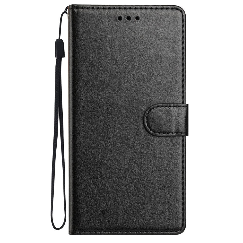 Samsung Galaxy A27 EIDERWOOD Kunstlæder Flip Cover - Strop - Sort