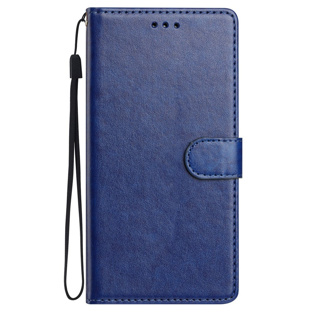 Samsung Galaxy A27 EIDERWOOD Kunstlæder Flip Cover - Strop - Blå