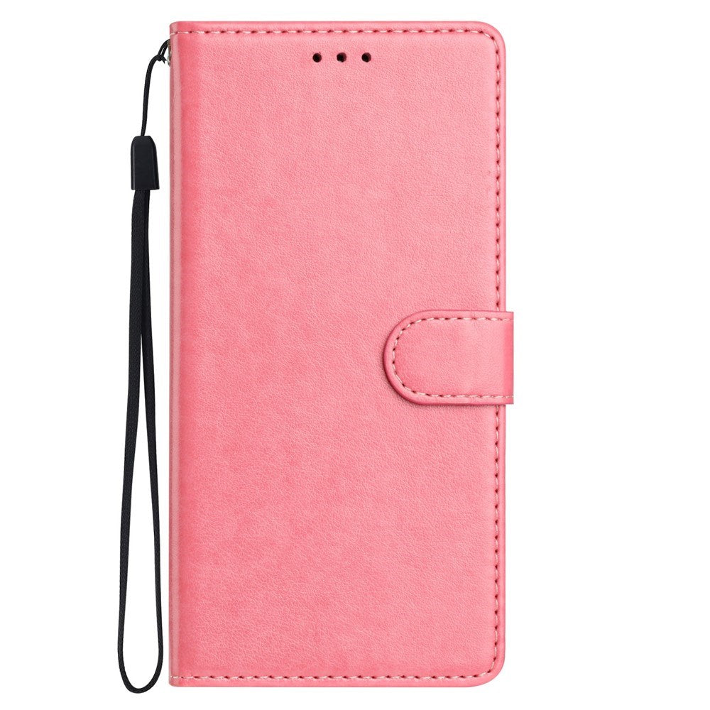 Samsung Galaxy A27 EIDERWOOD Kunstlæder Flip Cover - Strop - Lyserød
