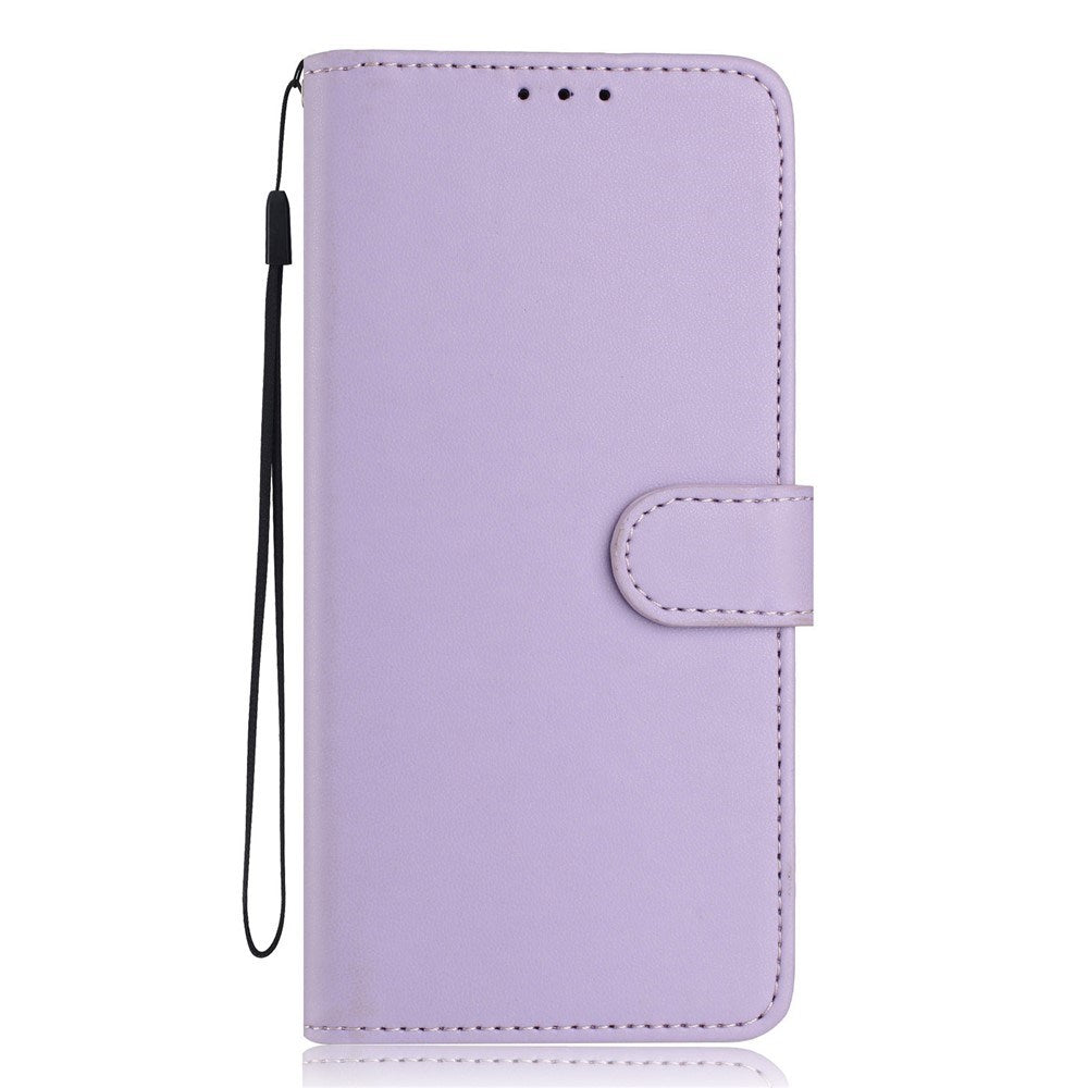 Google Pixel 10a EIDERWOOD Kunstlæder Flip Cover m. Strop - Lilla