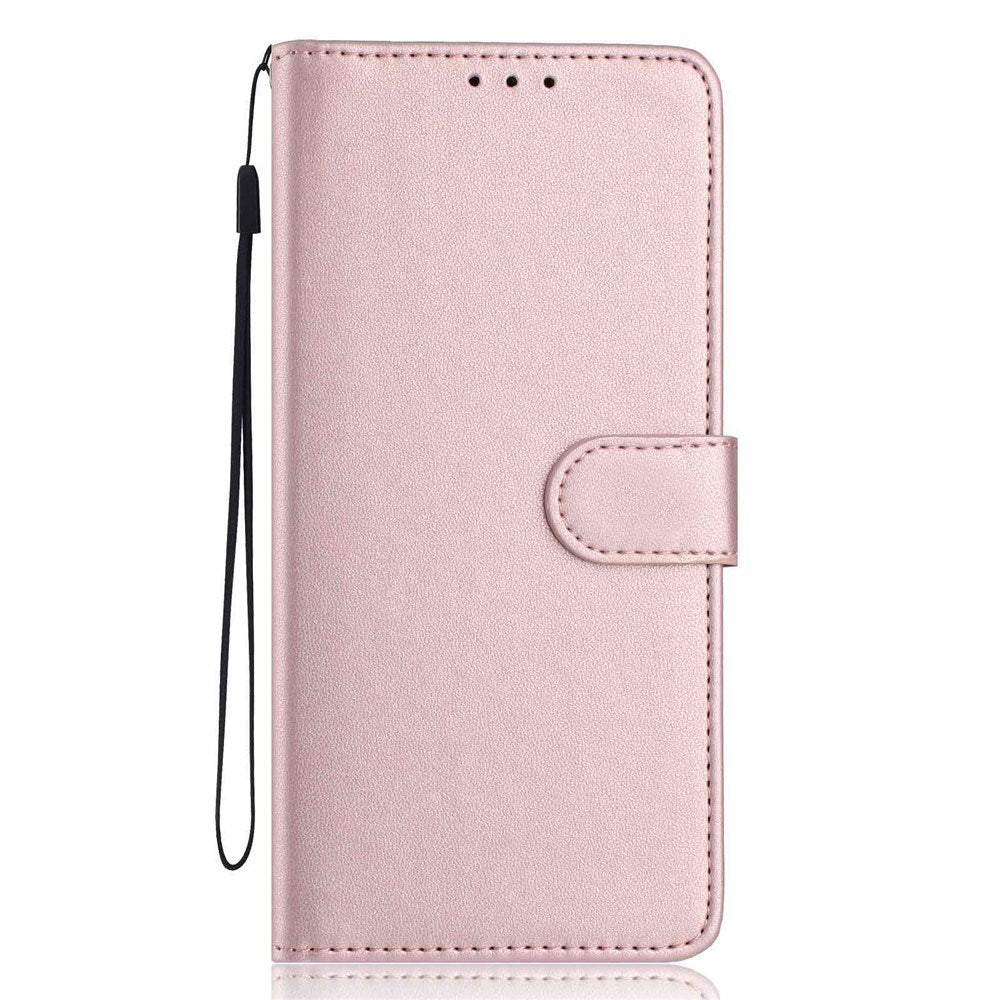 Google Pixel 10a EIDERWOOD Kunstlæder Flip Cover m. Strop - Rose Gold