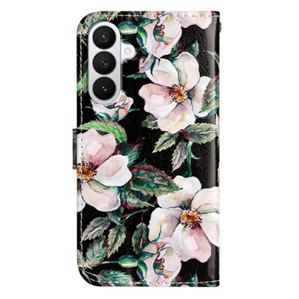 EIDERWOOD Samsung Galaxy A57 Kunstlæder Flip Cover - Mønster & Strop - Magnolia