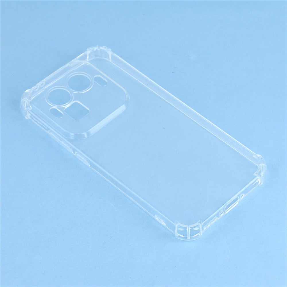 Realme GT 8 Pro EIDERWOOD Fleksibelt Plast Bagside Cover m. Stødabsorberende Hjørner - Gennemsigtig