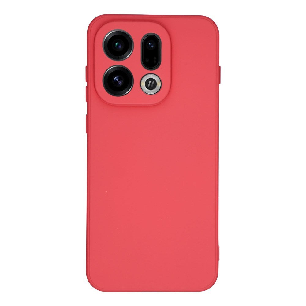 OPPO Find X9 - EIDERWOOD Foret Fleksibelt Plast Bagside Cover - Rød