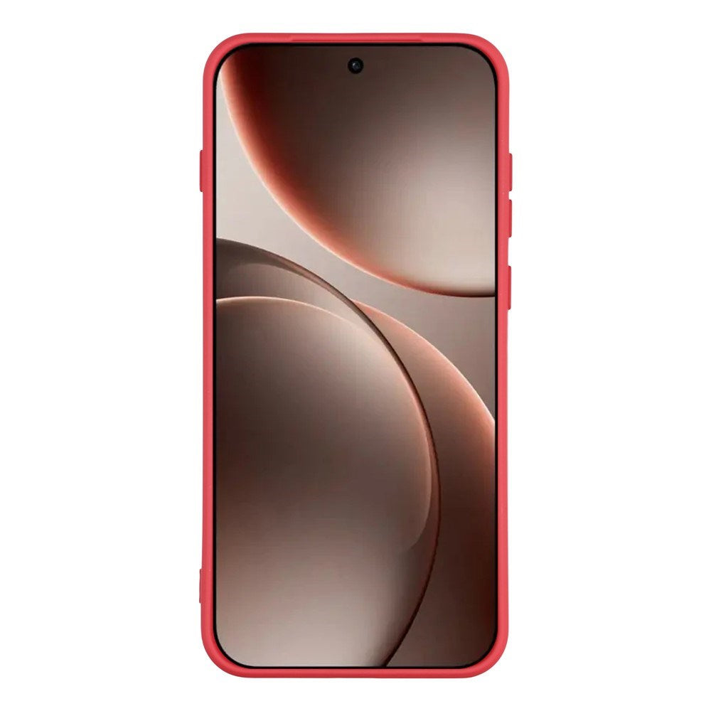 OPPO Find X9 - EIDERWOOD Foret Fleksibelt Plast Bagside Cover - Rød