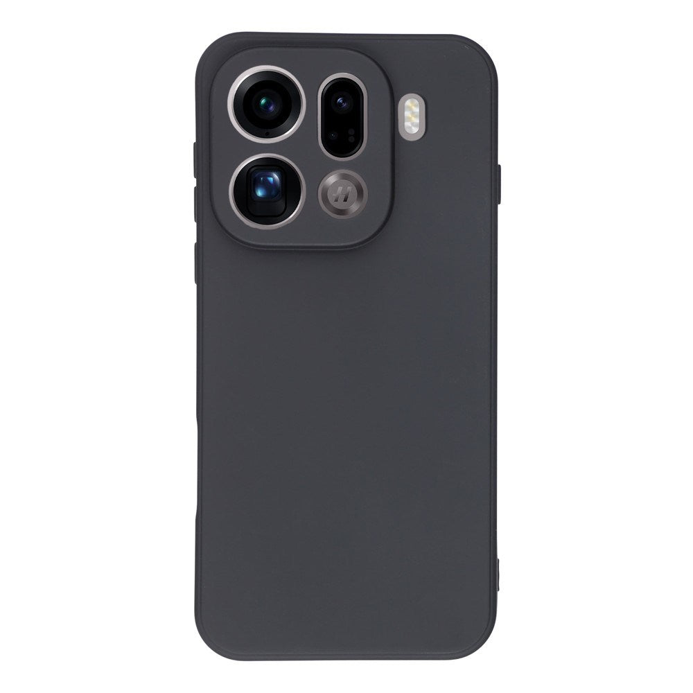 OPPO Find X9 Pro - EIDERWOOD Foret Fleksibelt Plast Bagside Cover - Sort