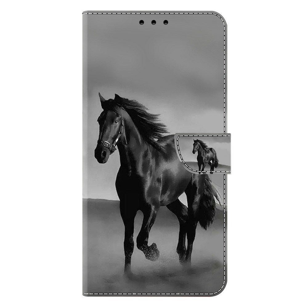 Samsung Galaxy A57 EIDERWOOD Flipcover m. Indbygget Kortholder & Ståfunktion - Hest