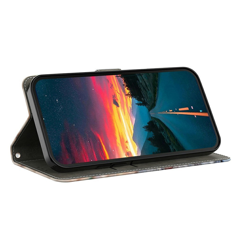 Samsung Galaxy A57 EIDERWOOD Flipcover m. Indbygget Kortholder & Ståfunktion - Kat & Tiger