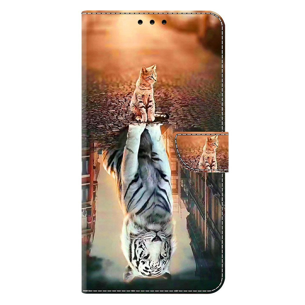 Samsung Galaxy A57 EIDERWOOD Flipcover m. Indbygget Kortholder & Ståfunktion - Kat & Tiger