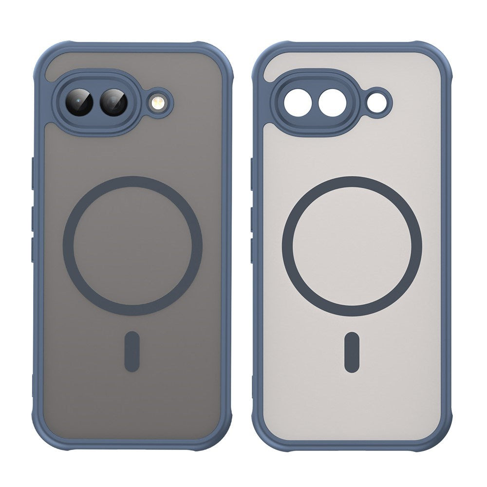 Google Pixel 10a EIDERWOOD Mat Hybrid Plast Bagside Cover - MagSafe Kompatibel - Blå